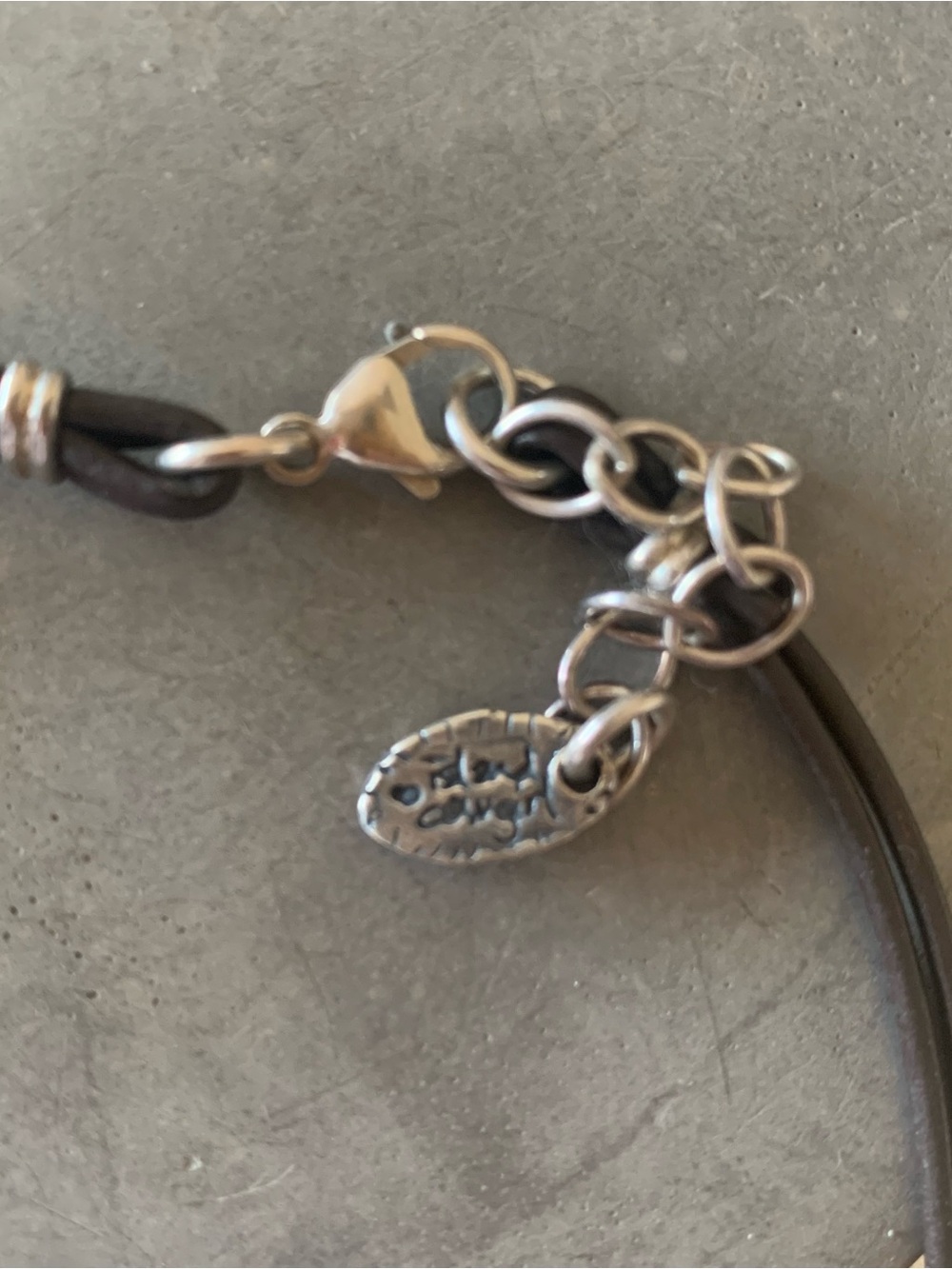Island Cowgirl Artisan Sun/“Live In The Light” Necklace on Leather Cord - Picture 8 of 8